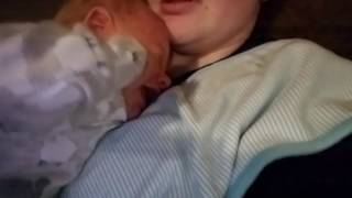 Mom sings lullaby she sang while he was in the womb [upl. by Alyosha815]