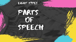 Eight Types of Parts of Speech  Examples  Exercise [upl. by Galliett]