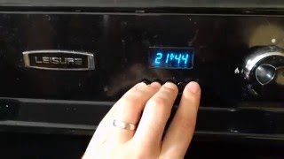 How to change the time on Leisure Range Cooker [upl. by Haron]