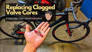 Clogged Tubeless Tire Valve Core [upl. by Dev]