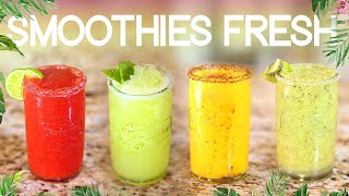 Bebidas refrescantes fáciles y saludables Smoothies sin azúcar [upl. by Enaed]