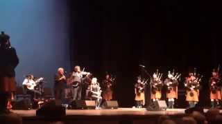 Brian Boru Irish Pipe Band with The Chieftains [upl. by Assecnirp]