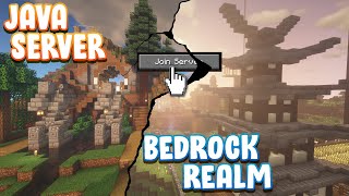 How to join my Minecraft Java Server and my Bedrock Realm [upl. by Tracey]