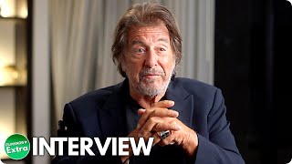 HOUSE OF GUCCI  Al Pacino quotAldo Gucciquot Onset Interview [upl. by Torry]