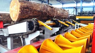 Plywood Machinery  Veneer Rotary Line [upl. by Emilee608]