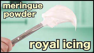 Meringue Powder Royal Icing  Simple Recipe [upl. by Poland]