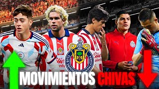 ÚLTIMOS MOVIMIENTOS EN CHIVAS  ALTAS Y BAJAS EN EL REBAÑO  NOTICIAS CHIVAS HOY [upl. by Scotty]