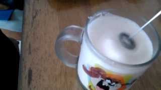 Aerolatte Review Frothing Cold Milk In Under 1 Minute [upl. by Shadow128]