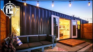 Shipping Container Becomes Fabulous Backyard Tiny Home [upl. by El]