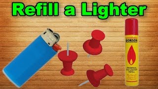 How to Refill a Lighter  Easy Way [upl. by Hussey]